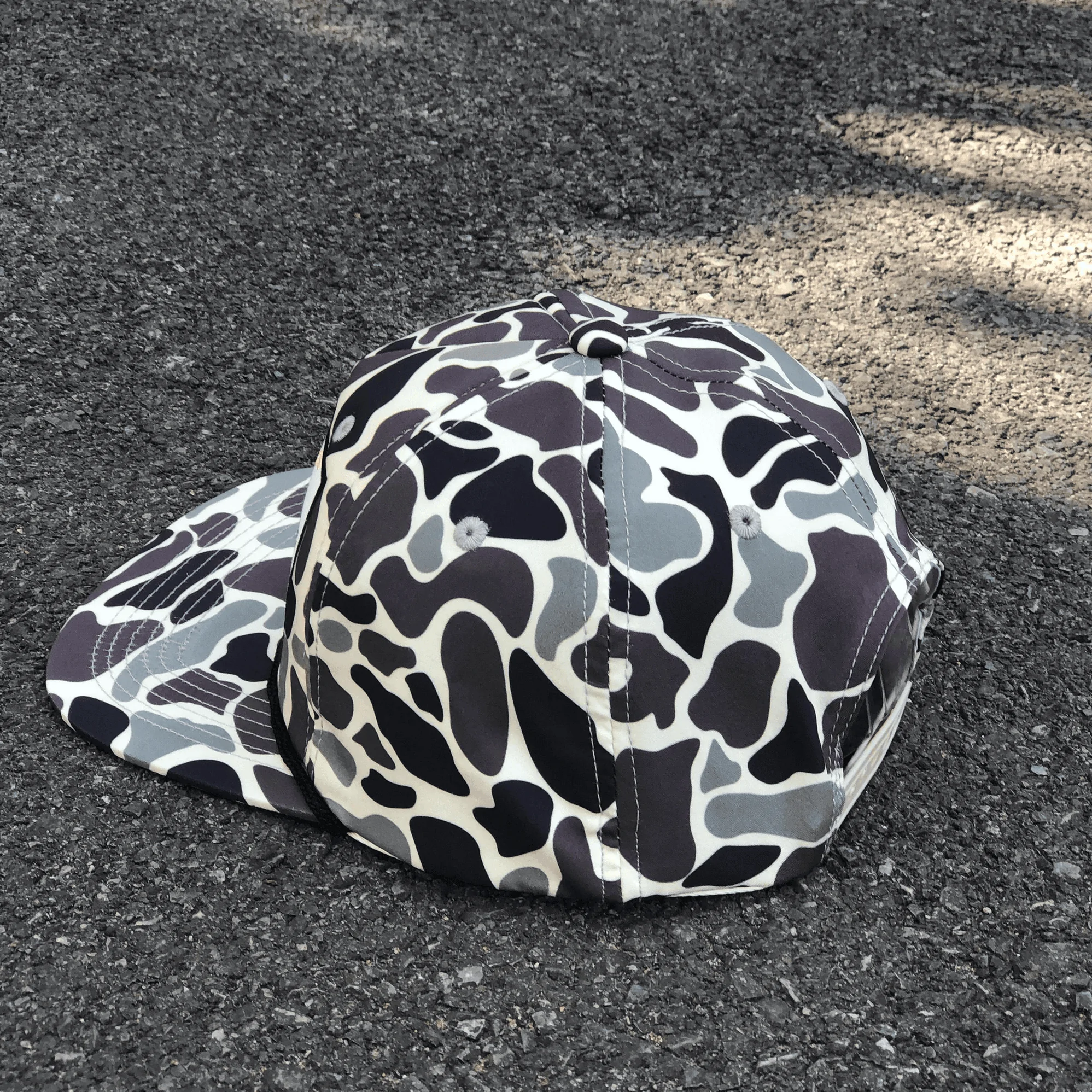 Coors Cattle Retro Vintage Camo Rope brim Snapback Hat - Image 3