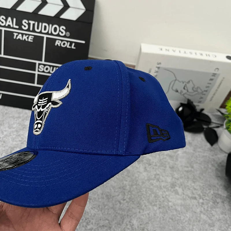 NEW ERA 9FORTY A-FRAME CHICAGO BULLS NBA PATCH TWO TONE GREY UV SNAPBACK - Image 3