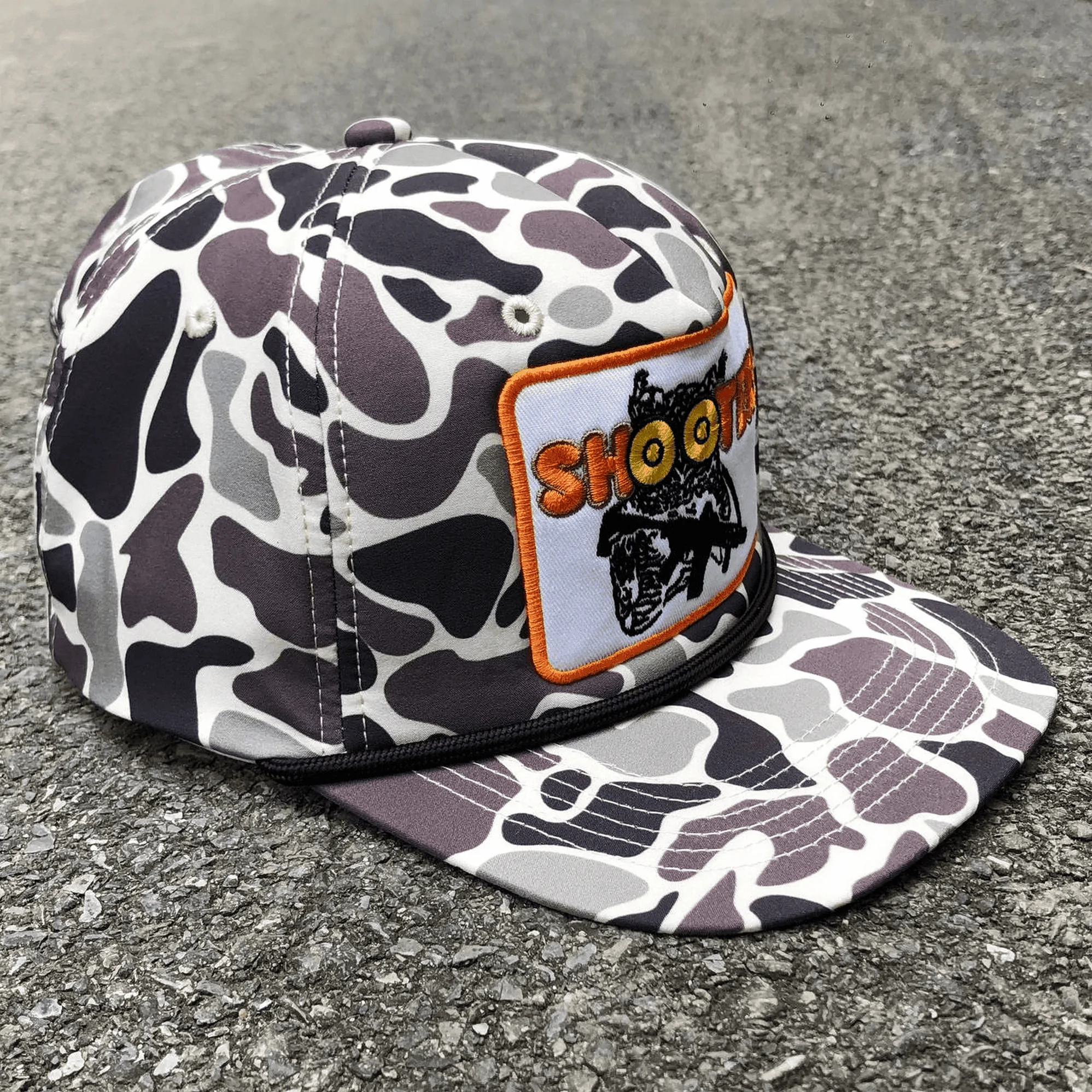 Camo SnapBack Hat with Shooters Patch for Men - Image 2
