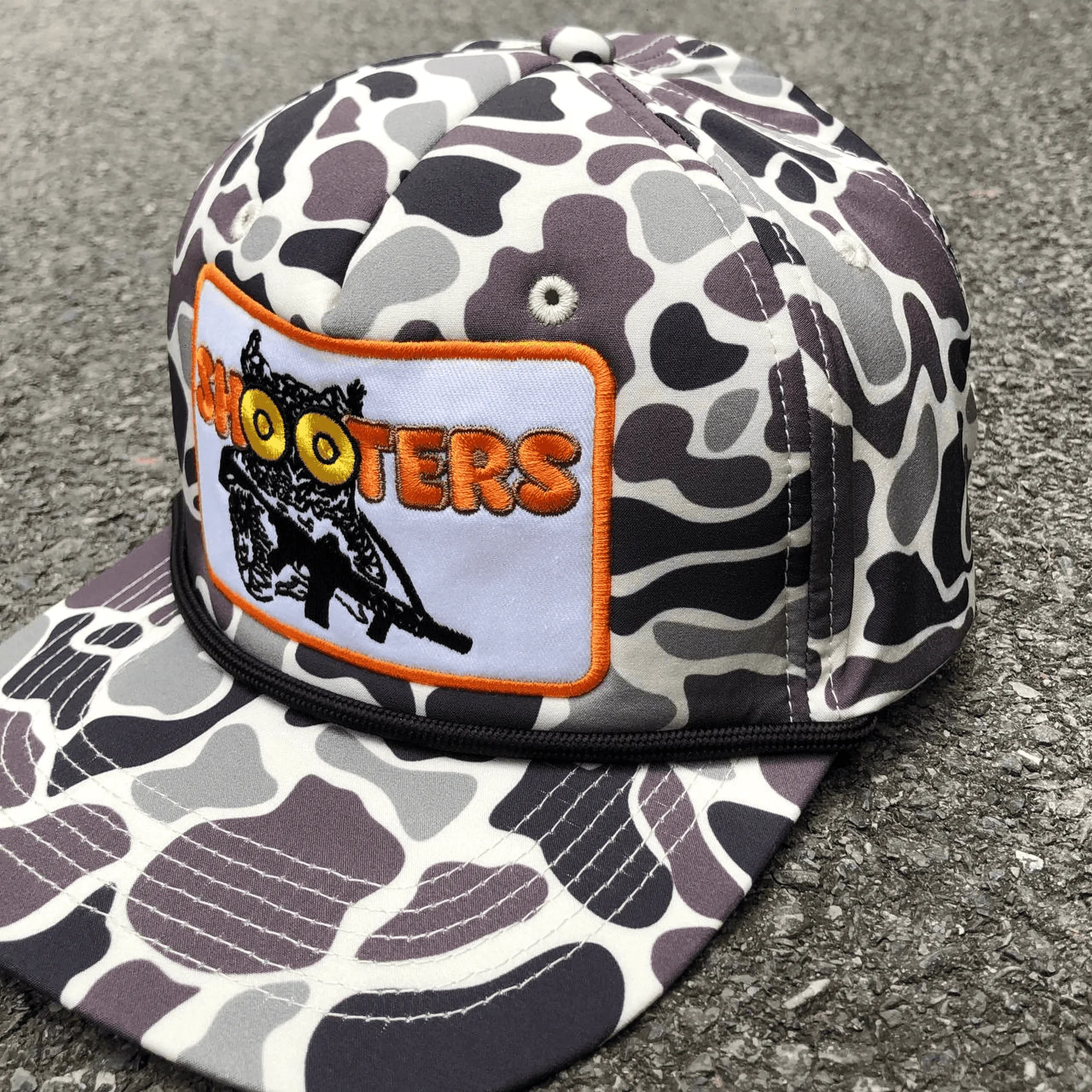 Camo SnapBack Hat with Shooters Patch for Men - Image 4