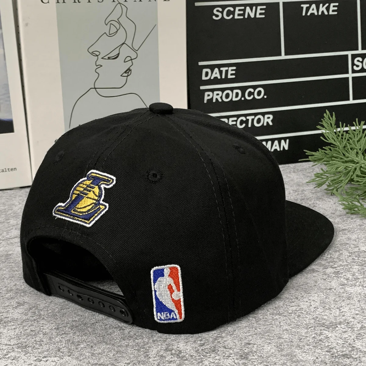 Los Angeles Lakers Hat Cap Fitted Mens New Era 59th Black NBA HWC Sports - Image 5