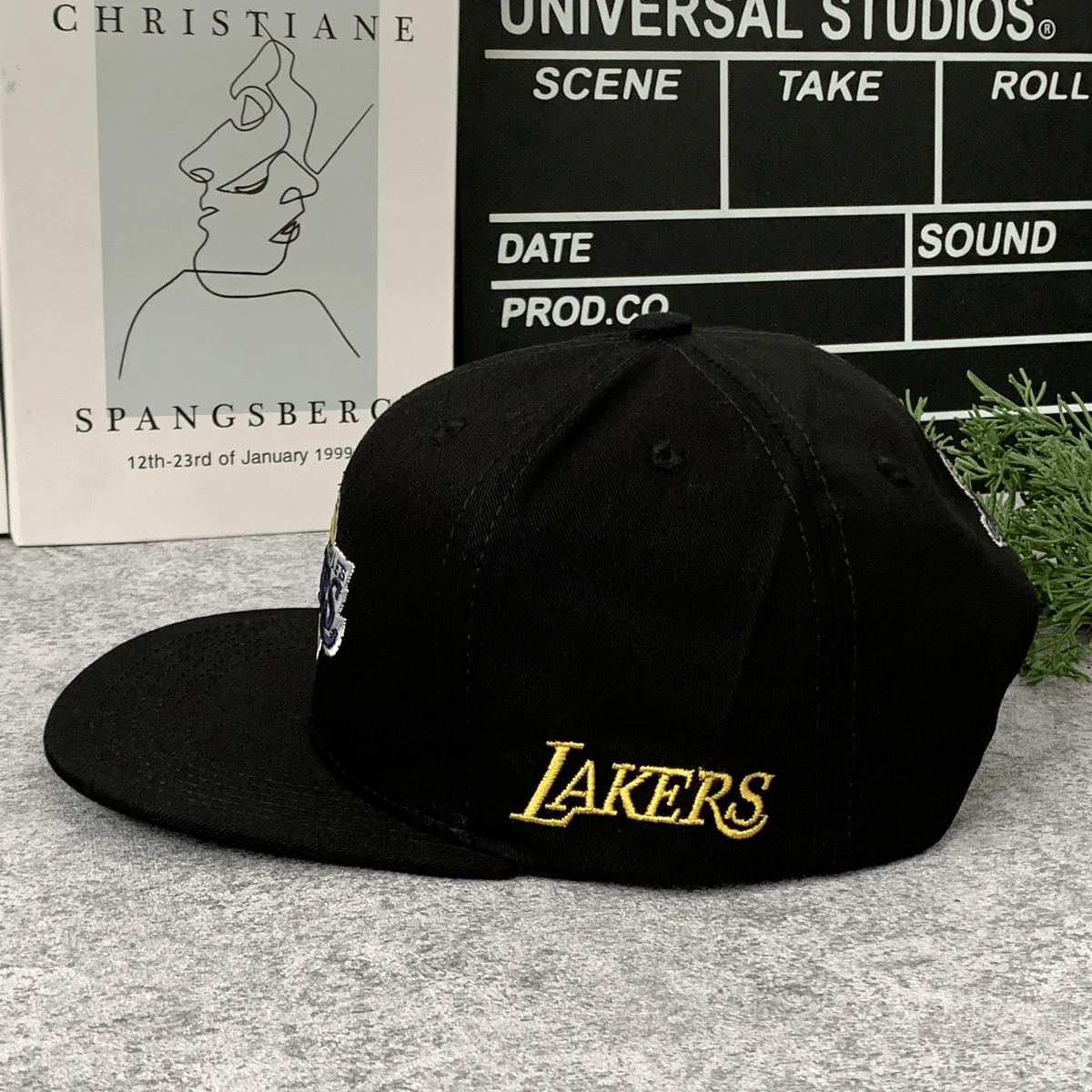 Los Angeles Lakers Hat Cap Fitted Mens New Era 59th Black NBA HWC Sports - Image 6