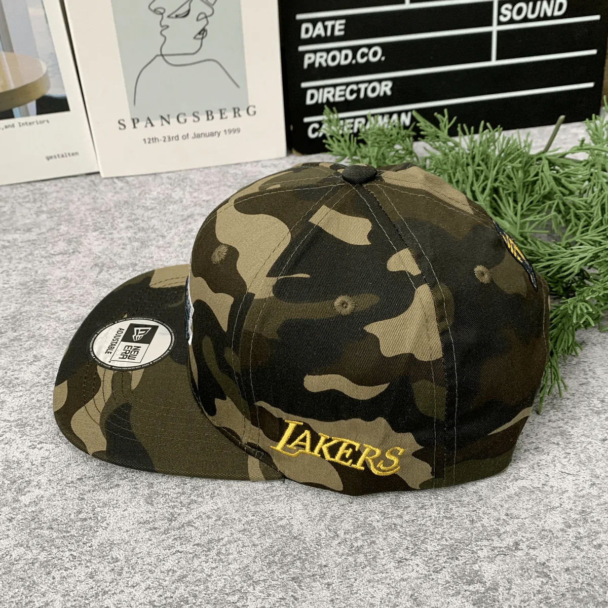 Los Angeles Lakers Hat Cap Fitted Mens New Era 59th Black NBA HWC Sports - Image 2