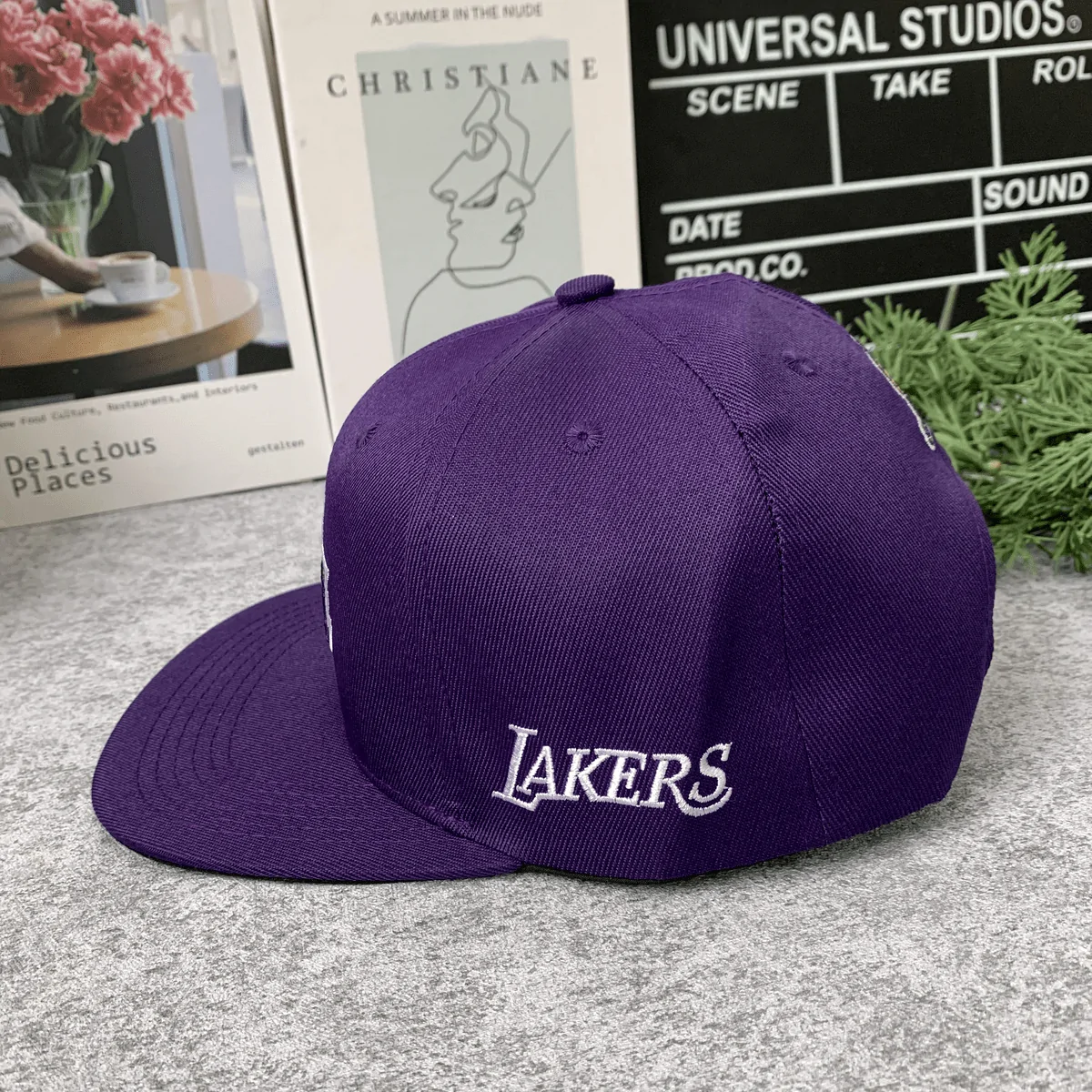 Los Angeles Lakers Hat Cap Fitted Mens New Era 59th Black NBA HWC Sports - Image 8