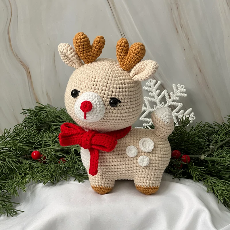 Rudolph the Red-Nosed Reindeer Crochet - Image 6