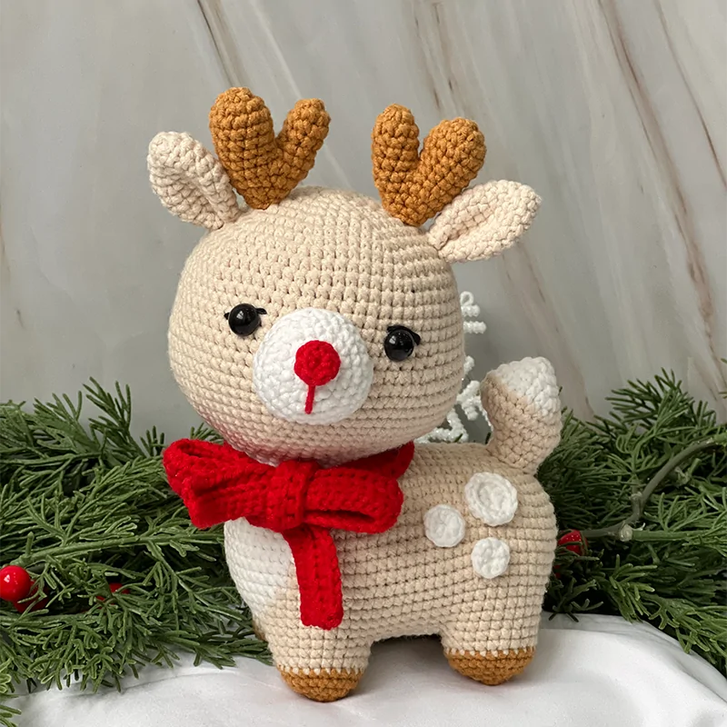 Rudolph the Red-Nosed Reindeer Crochet - Image 4