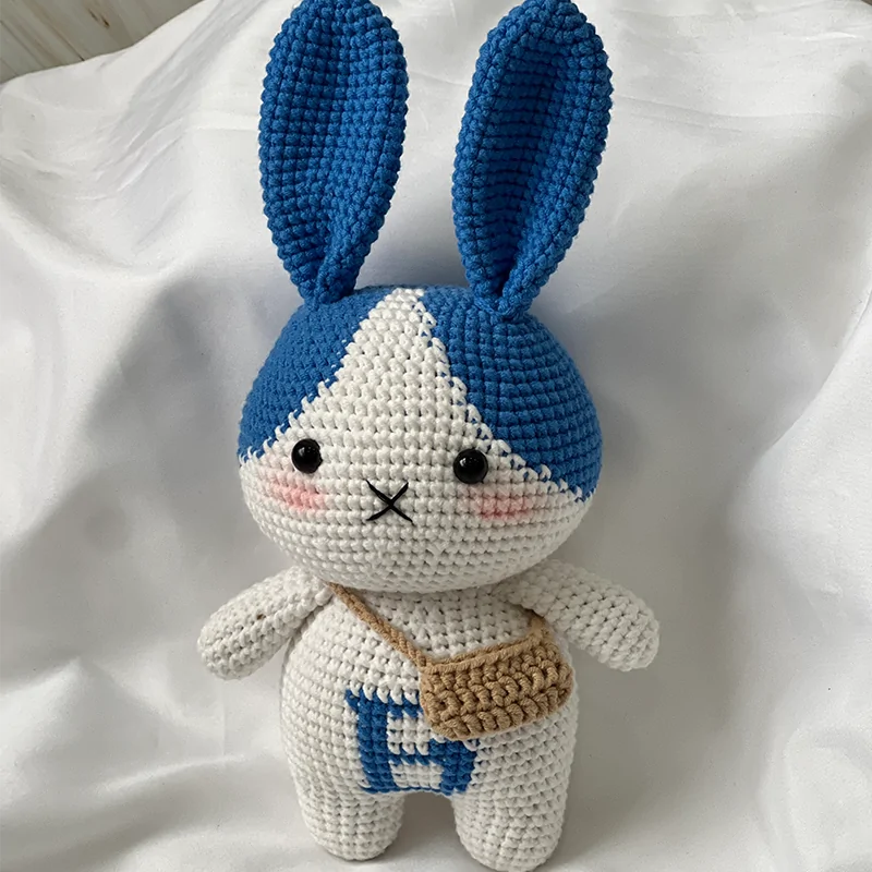 Blue-Eared Bunny Buddy Crochet - Image 4