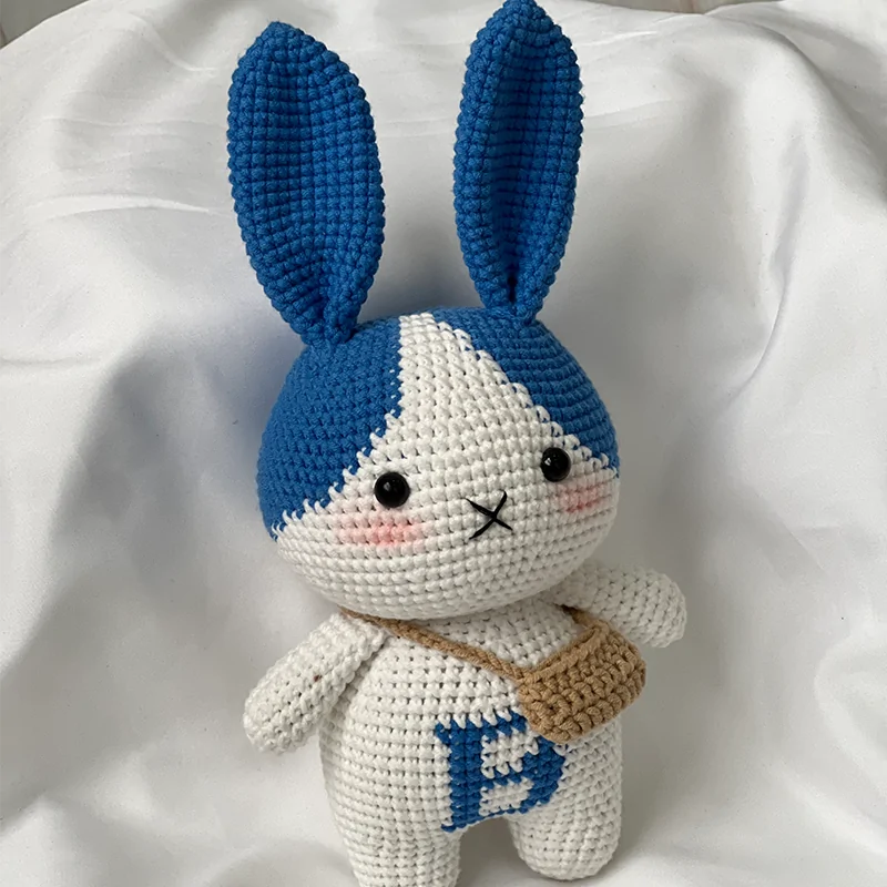 Blue-Eared Bunny Buddy Crochet - Image 2