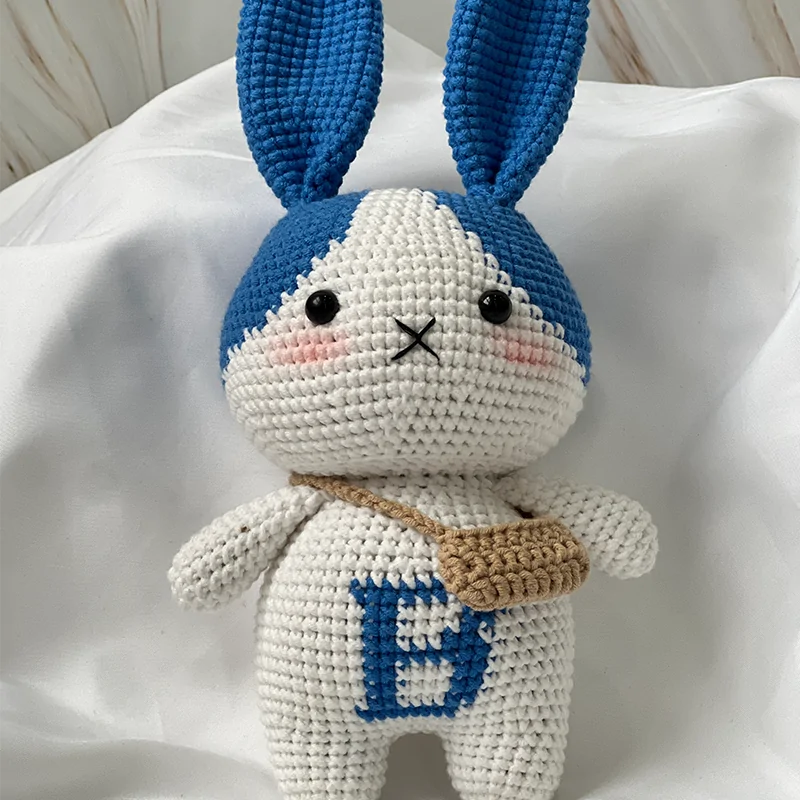Blue-Eared Bunny Buddy Crochet - Image 11