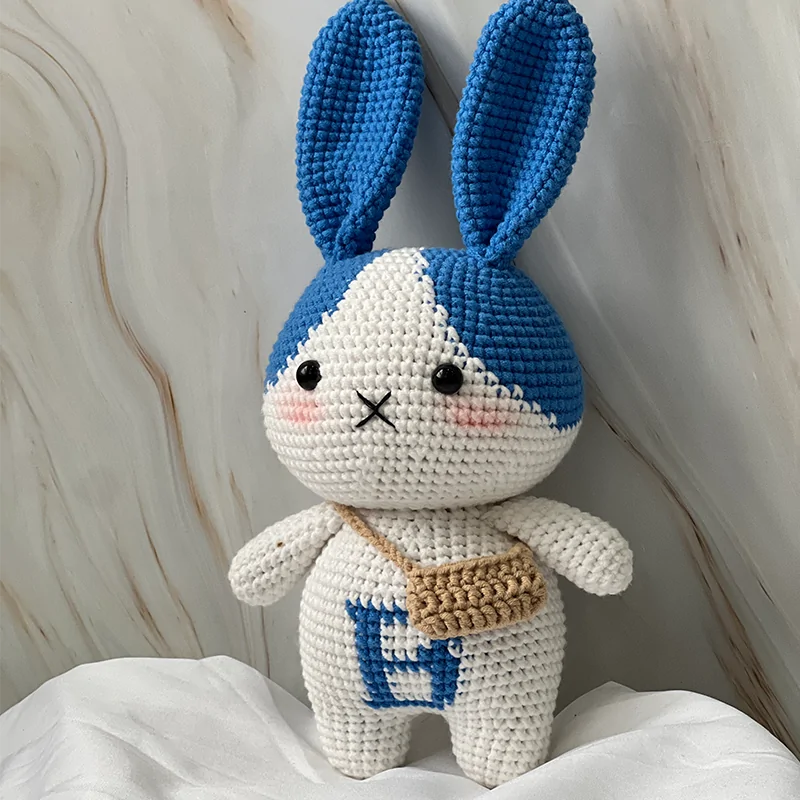 Blue-Eared Bunny Buddy Crochet - Image 9
