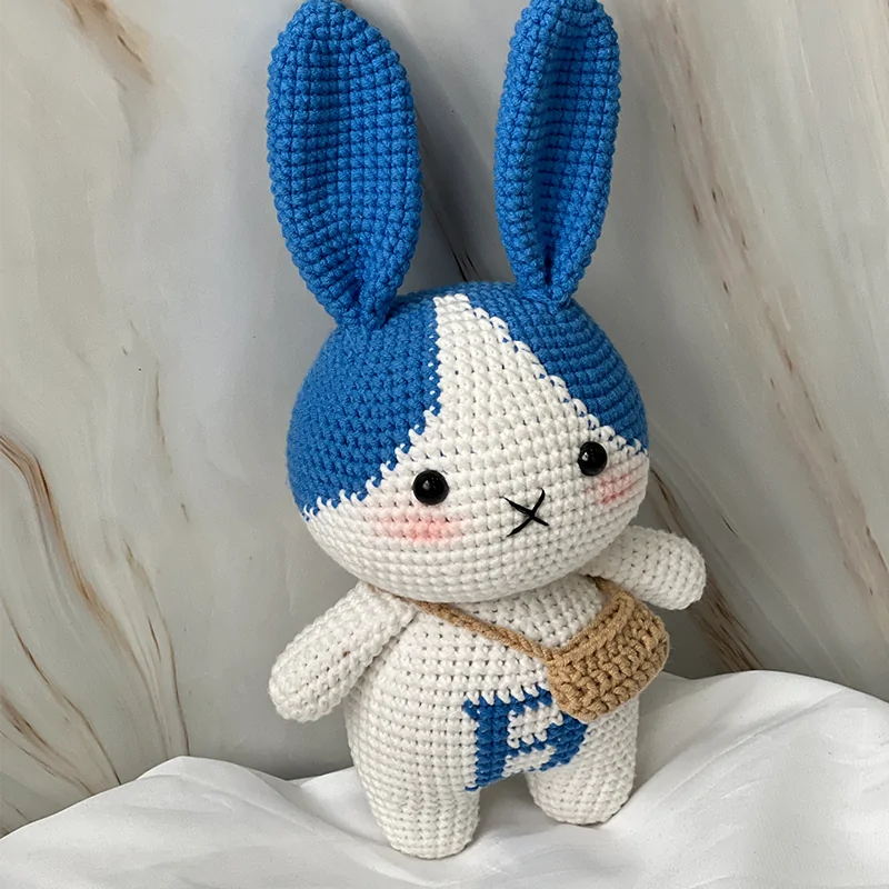 Blue-Eared Bunny Buddy Crochet - Image 8